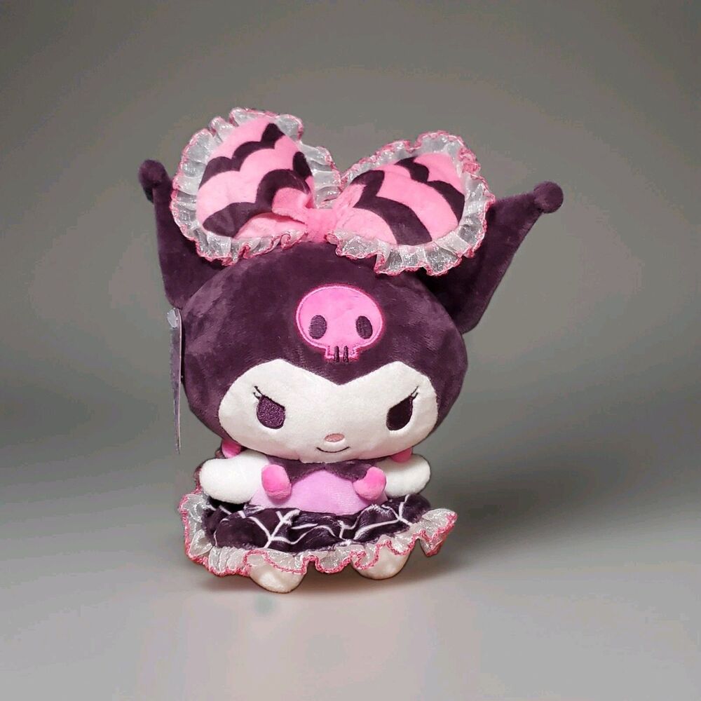 Sanrio Hello Kitty & Friends Halloween Kuromi Plush Spiderweb Dress New With Tag